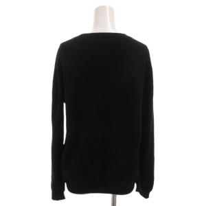 JIL SANDER カシミヤニット セーター Vネック 長袖 36 黒 ブラック /FF GY62