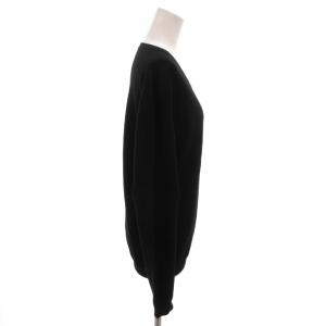 JIL SANDER カシミヤニット セーター Vネック 長袖 36 黒 ブラック /FF GY62