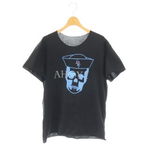 Ｔシャツ カットソー 半袖 スカル M ブラック /DF GY62