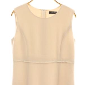 FOXEY DRESS JEANNE ワンピース ウール 40 ライトベージュ 43902