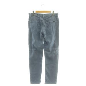 Loro Piana パンツ テーパード リネン混 ボタンフライ 31 ブルー /CX GY62