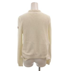 MONCLER ニットカーディガン ジップアップ S ホワイト C10939479500