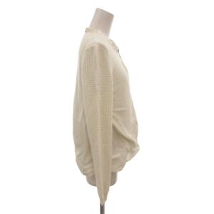 MONCLER ニットカーディガン ジップアップ S ホワイト C10939479500