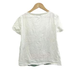 SEE BY CHLOE Tシャツ 38 白 ホワイト イラストプリント ラウンドネック 半袖 /NP GY57