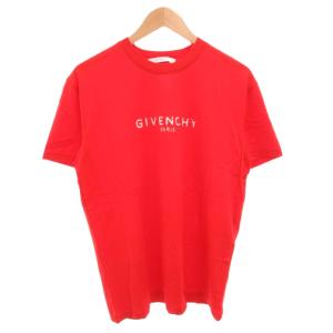 Tシャツ カットソー ロゴ プリント 半袖 S 赤 レッド /FF GY57