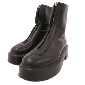ZIPPED アンクルブーツ 37 ブラック