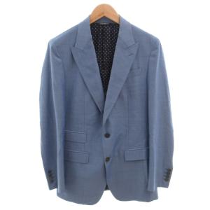NAPOLI テーラードジャケット ウール 44 ブルー