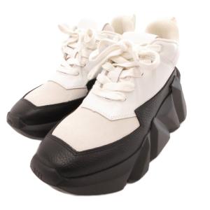 Space Kick Max ダッドスニーカー シューズ 厚底 38 白 ホワイト /JS GY57