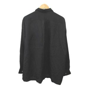 COMME des GARCONS HOMME オープンカラーシャツ ブラック