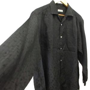 COMME des GARCONS HOMME オープンカラーシャツ ブラック