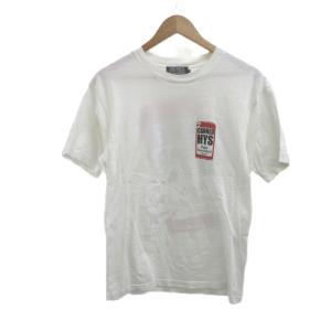 CANNED HYS Tシャツ S 白 ホワイト 半袖 グラフィックプリント /YU GY62