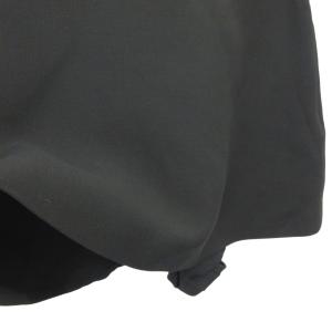 VALENTINO パンツ スカート 絹 シルク 38 黒 ブラック ショート丈 無地 スカラップヘム /MD GY62