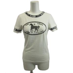 Tシャツ 38 白 黒 ブラック 半袖 ラウンドネック ロゴプリント /AY GY62
