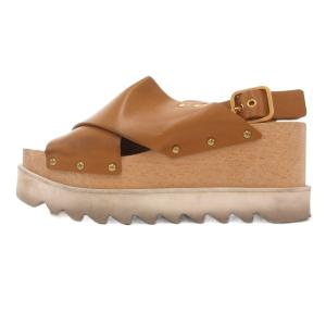 STELLA McCARTNEY サンダル シューズ 靴 シャークソール ウッドサンダル ブラウン /MG GY57