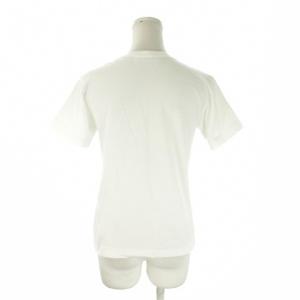 PLAY Comme des Garçons Tシャツ M 白 ホワイト クルーネック 半袖 ロゴプリント /AO6 GY62
