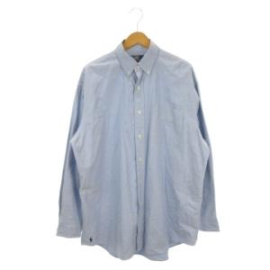BDシャツ シャツ オックスフォード M THE BIG FIT 青 ブルー ボタンダウン 長袖 /AH6