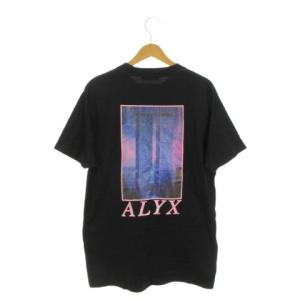 Tシャツ L 黒 ブラック プリント クルーネック 半袖 912809 /AH1 GY62