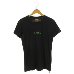 UNDERWEAR Tシャツ L 黒 ブラック ロゴプリント 半袖 2A533 111035 /AH2