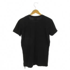 EMPORIO ARMANI UNDERWEAR Tシャツ L 黒 ブラック ロゴプリント 半袖 2A533 111035 /AH2