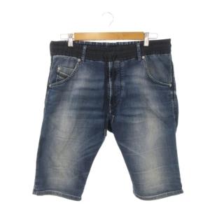 JOGG JEANS KROSHORT ショートパンツ デニム ジーンズ 32 青 ブルー 無地 ドローストリング