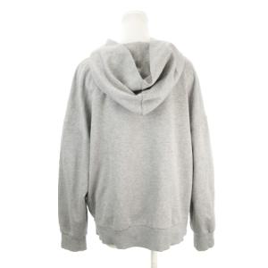 S Max Mara パーカー プルオーバー M グレー ロゴ刺繍 長袖 フード付き /AH41 GY62