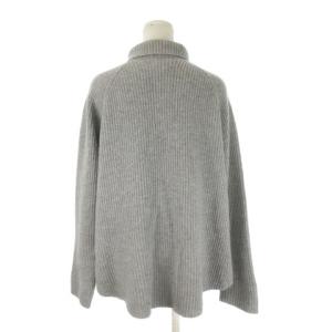 Theory カシミヤ混 ニット セーター ウール S グレー タートルネック ラグラン袖 長袖 /CK19 GY62