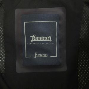 HERNO MA-1 ボマーブルゾン 48 ブラック Laminar ゴアテックス2レイヤー