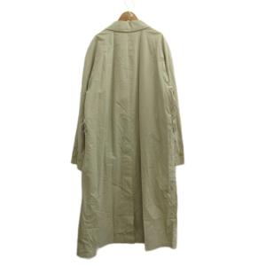 GIORGIO ARMANI タグ付き ステンカラーコート 52 ベージュ 無地 レギュラーカラー 長袖 ロング丈 CT1517 /PP