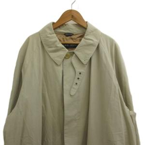 GIORGIO ARMANI タグ付き ステンカラーコート 52 ベージュ 無地 レギュラーカラー 長袖 ロング丈 CT1517 /PP