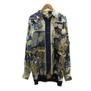 シャツ シルク 38 マルチカラー