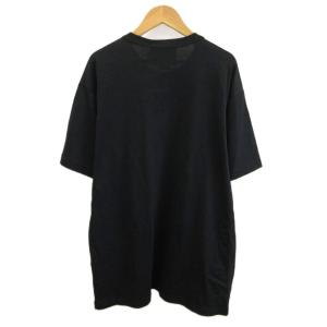 VERSACE JEANS COUTURE Tシャツ M 黒 ブラック ロゴプリント 半袖 /KK GY62