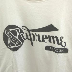 Supreme 24SS/Records Tee M ホワイト