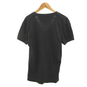 DOLCE&GABBANA Tシャツ 44 黒 ブラック Vネック 半袖 /NP GY62