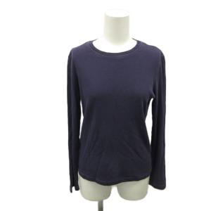 Tシャツ 38 紫 パープル 無地 ラウンドネック 長袖 マルジェラ期 カットソー /PP GY62