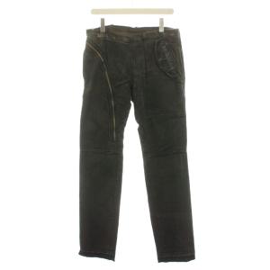 エアカットデニムパンツ ダメージ加工 W30 ブルー