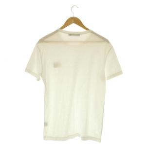 DOLCE&GABBANA ロゴプレート Tシャツ 半袖 クルーネック 46 ホワイト /MY OS GY62