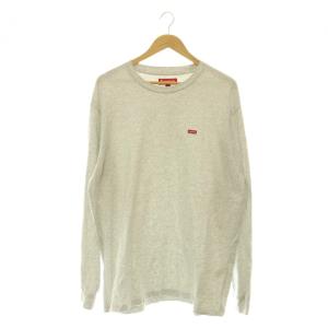 small logo box L/S Tee ライトグレー