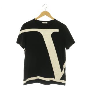 ビッグロゴ Tシャツ 半袖 クルーネック プリント S ブラック /MY OS GY62