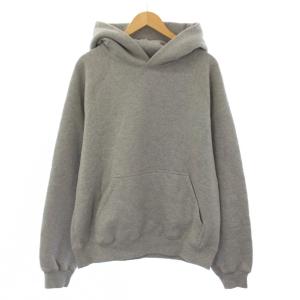 24SS コットン フーデッド スウェットシャツ 裏起毛 M