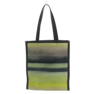 PAUL SMITH トートバッグ ショルダーバッグ キャンバス レザー 黒 ブラック 黄 イエロー 青 ブルー /AN GY62