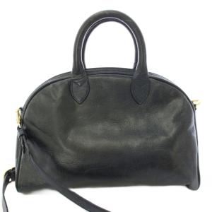 AIGNER エティエンヌ アイグナー Etienne Aigner ハンドバッグ ショルダーバッグ レザー 紺 ネイビー
