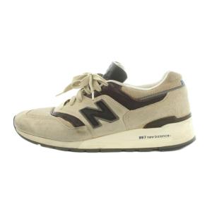 スニーカー US10 ベージュ ブラウン M997DSAI
