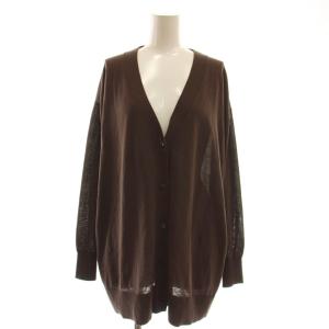 カーディガン コットン ブラウン /CX OS GY46