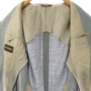 Paul Stuart テーラードジャケット 背抜き 48 ブルーグレー /DO GY48