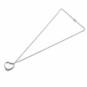 TIFFANY&Co. オープンハート ネックレス ペンダント 925SV シルバー /YO26 GY49 OH