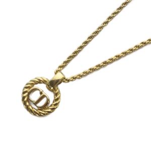 ネックレス ペンダント ロゴ サークル チェーン ゴールド色 /YO6 GY49 OH