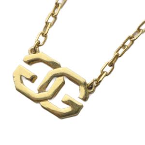 ネックレス ペンダント ロゴ チェーン ゴールド色 /YO7 GY49