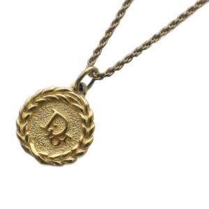 ネックレス ペンダント ロゴ プレート 月桂樹 チェーン ゴールド色 /YO5 GY49 OH