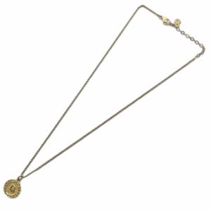 Christian Dior ネックレス ペンダント ロゴ プレート 月桂樹 チェーン ゴールド色 /YO5 GY49 OH