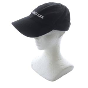 BALENCIAGA 帽子 ロゴ キャップ 黒 ブラック /SR GY49